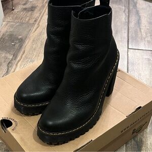 Dr. Martens Black Heeled Boots